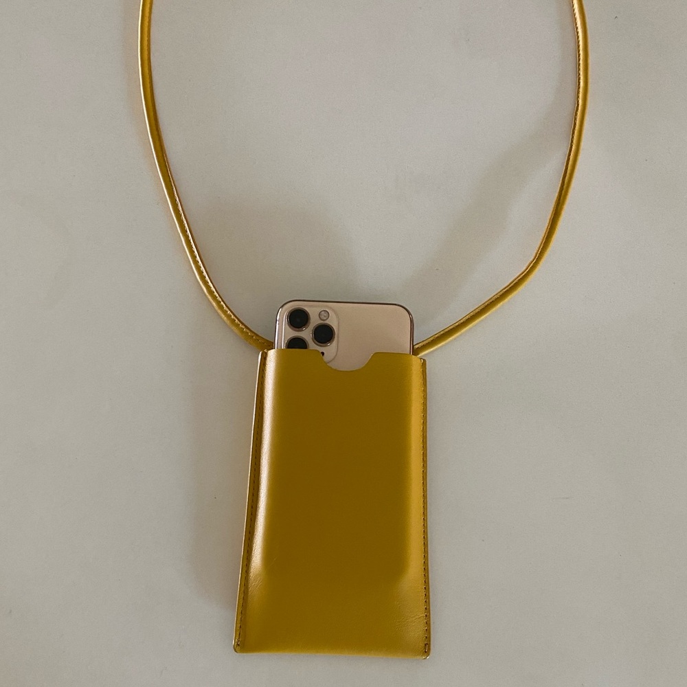 COS Leather Phone Pouch